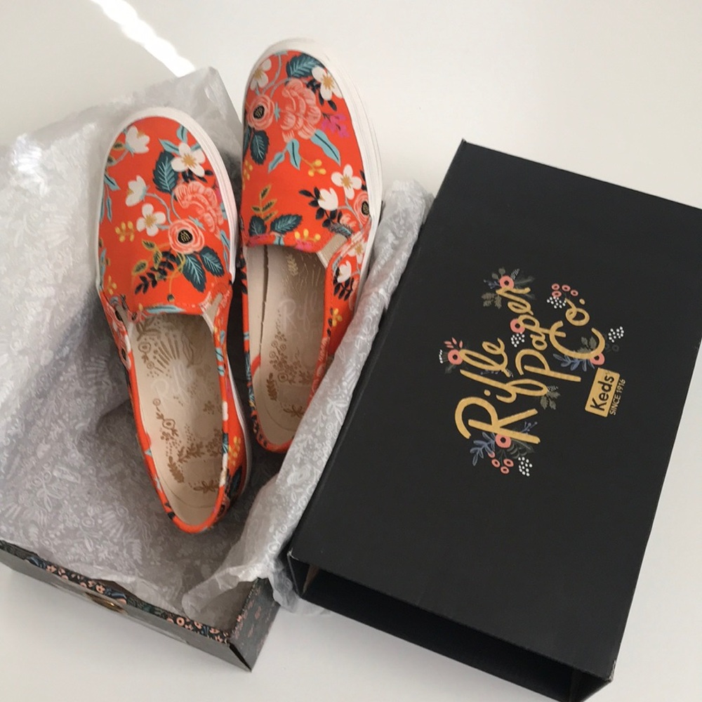 Keds Rifle Paper Co. Floral Sneaker 7 1/2